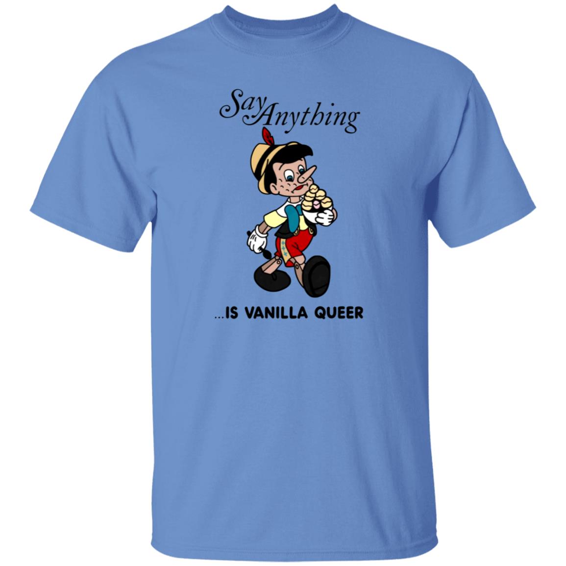 Downright Merch Say Anything Is Vanilla Queer Shirt Max Bemis - Teechipus