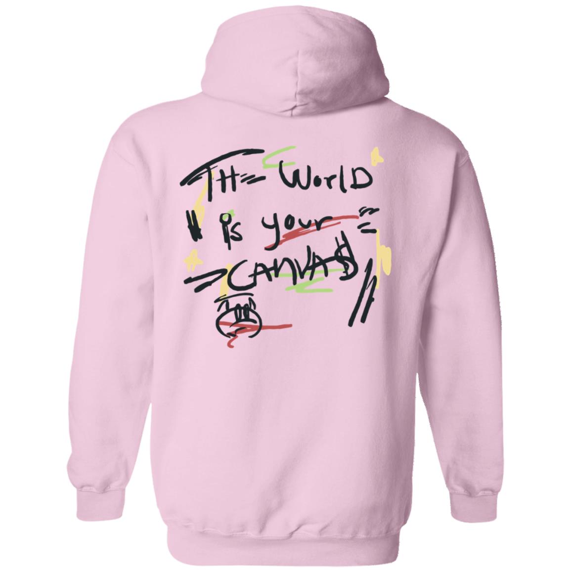 The World Is Your Canvas Hoodie - Teechipus