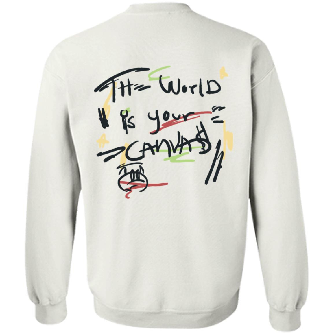 The World Is Your Canvas Hoodie - Teechipus