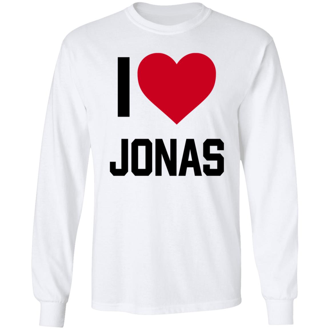 Jonas Brothers Family Roast Show On Netflix I Love Jonas Shirt Pete Davidson I Love Jonas Shirt - Teechipus