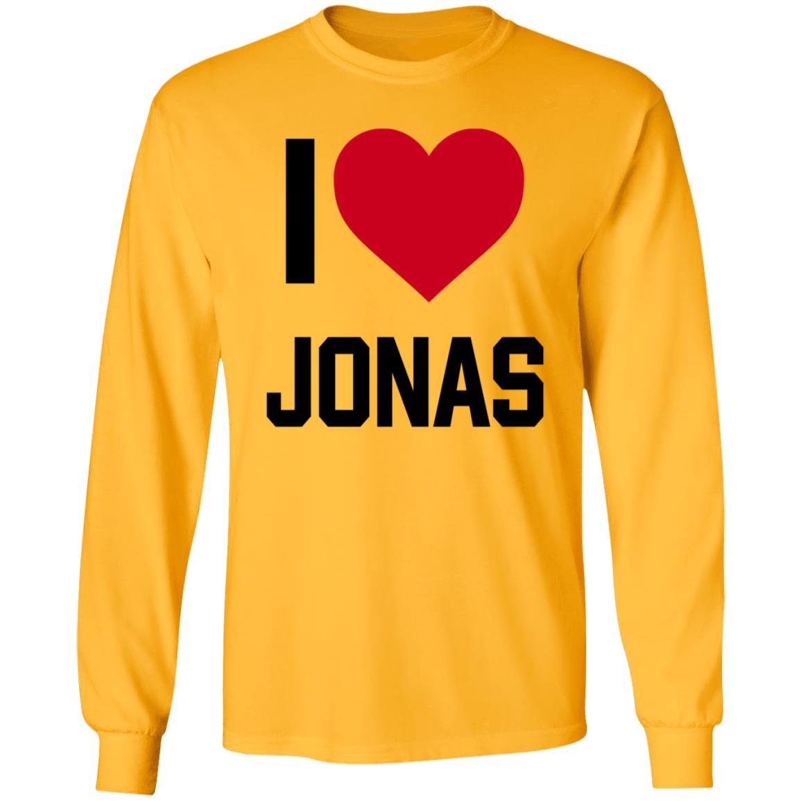 Jonas Brothers Family Roast Show On Netflix I Love Jonas Shirt Pete Davidson I Love Jonas Shirt - Teechipus