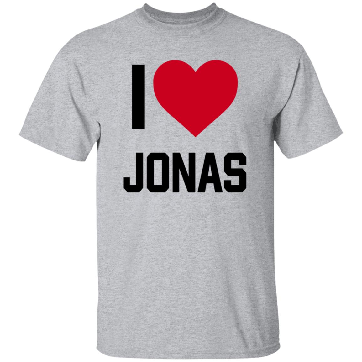 Jonas Brothers Family Roast Show On Netflix I Love Jonas Shirt Pete Davidson I Love Jonas Shirt - Teechipus