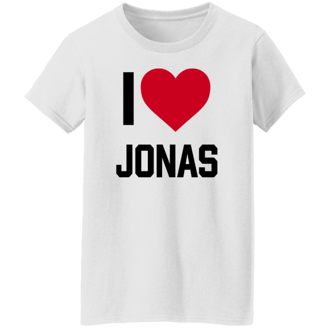 Jonas Brothers Family Roast Show On Netflix I Love Jonas Shirt Pete Davidson I Love Jonas Shirt - Teechipus