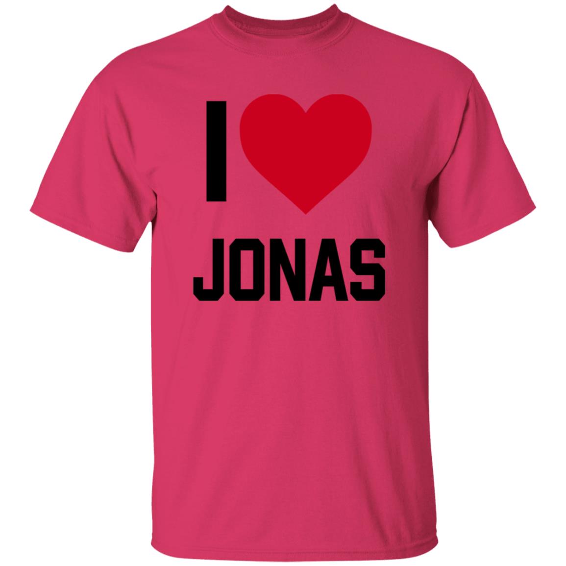 Jonas Brothers Family Roast Show On Netflix I Love Jonas Shirt Pete Davidson I Love Jonas Shirt - Teechipus