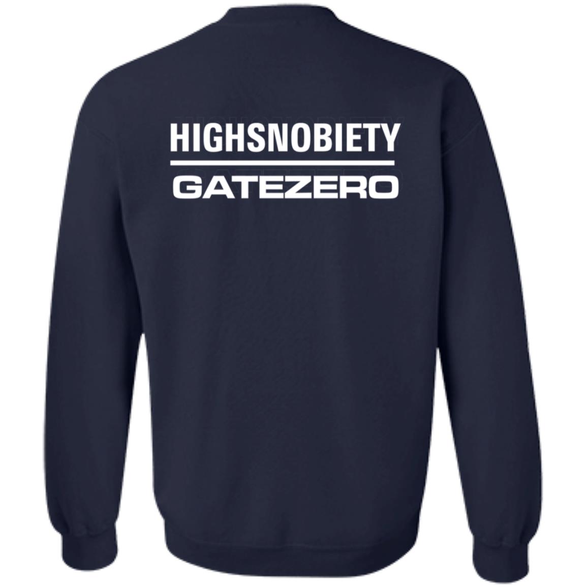 Highsnobiety Merch Highsnobiety Gatezero Logo Hoodie - Teechipus