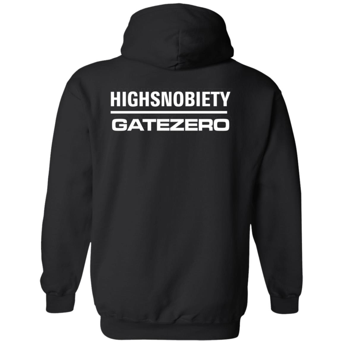 Highsnobiety Merch Highsnobiety Gatezero Logo Hoodie - Teechipus