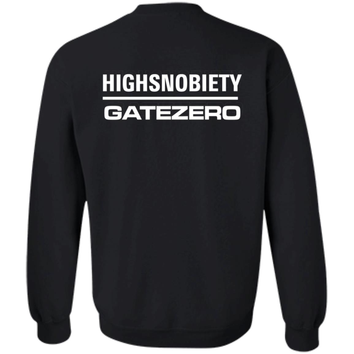 Highsnobiety Merch Highsnobiety Gatezero Logo Hoodie - Teechipus