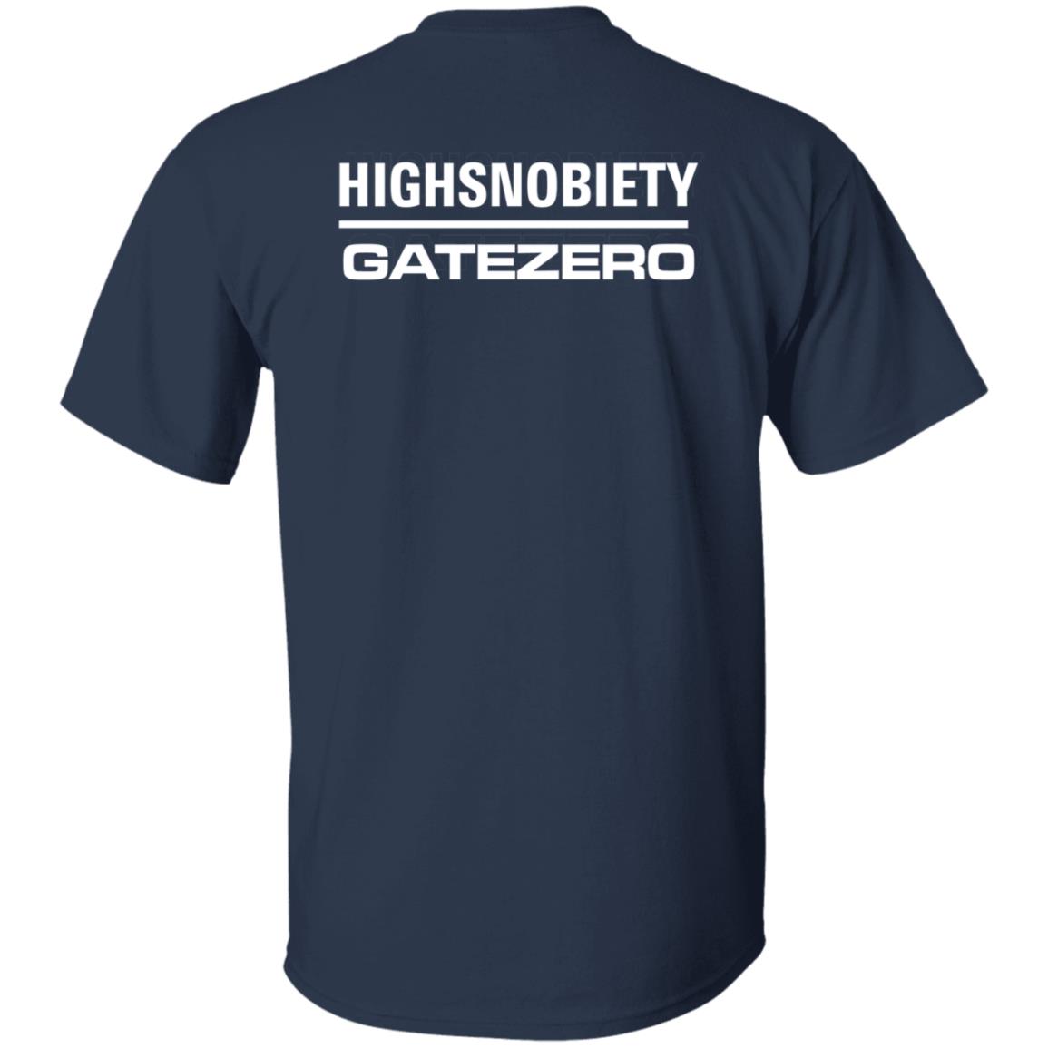 Highsnobiety Merch Highsnobiety Gatezero Logo Hoodie - Teechipus