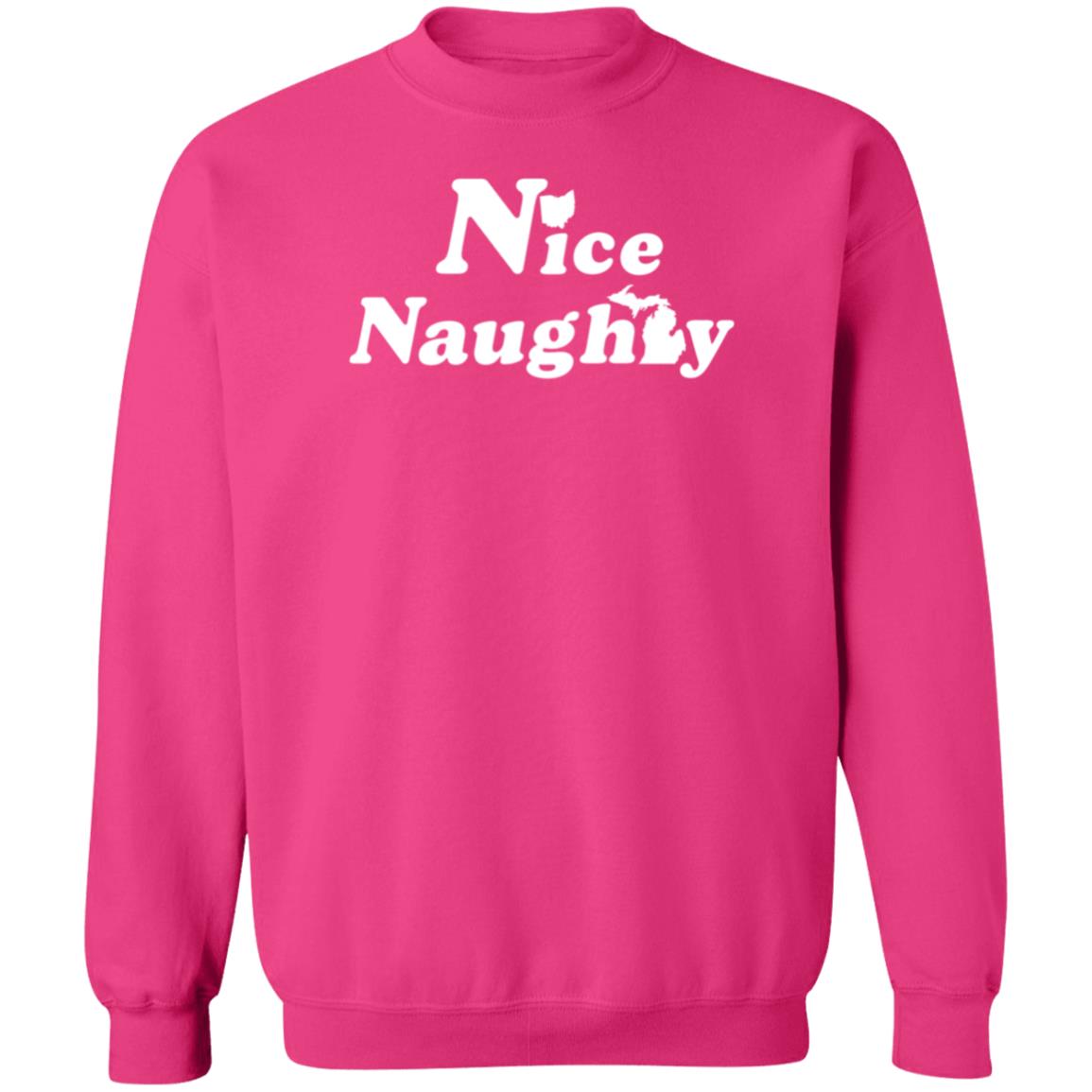 Nice Ohio Naughty Michigan Shirt Hoodie Sweatshirt - Teechipus