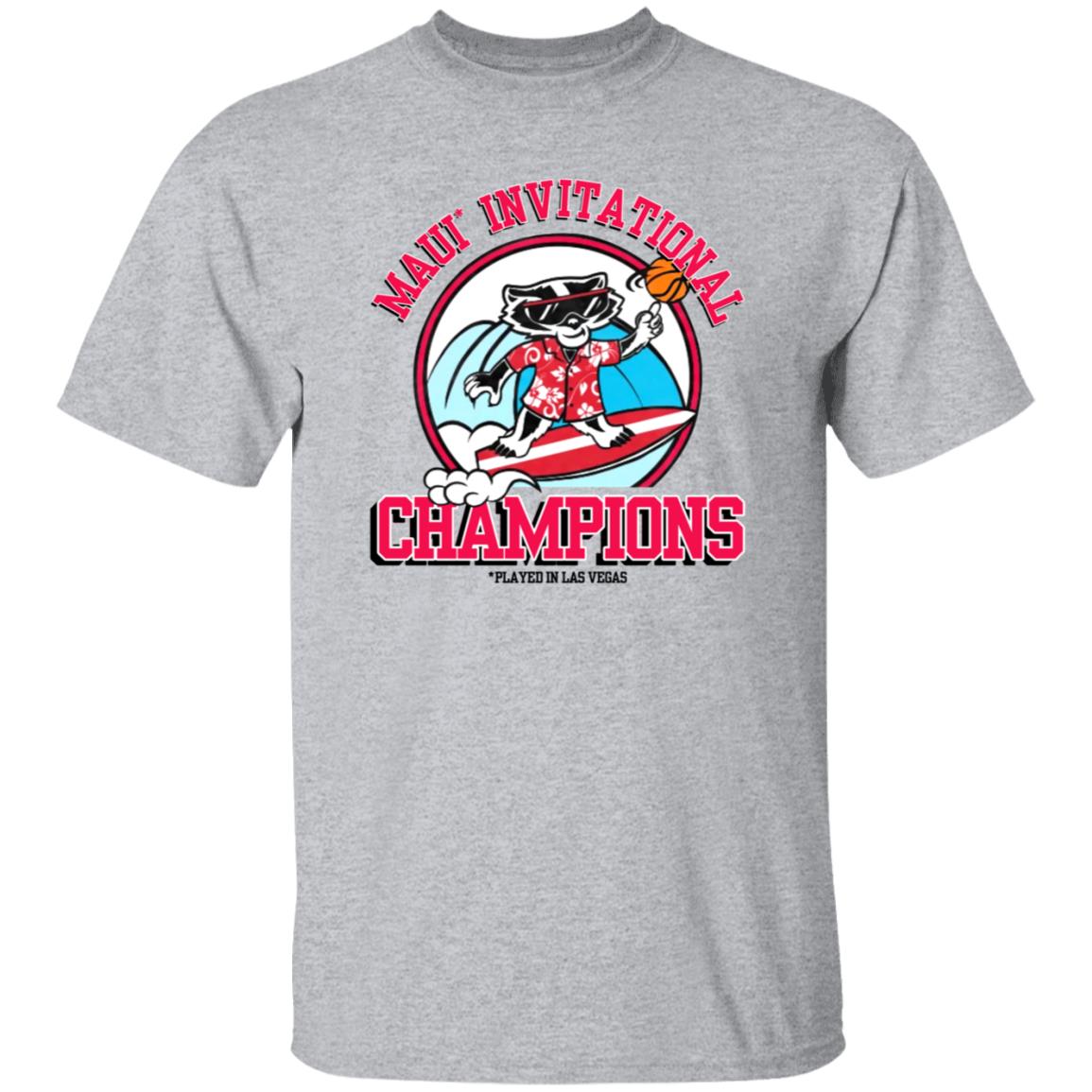 Big Cat Wisco Maui Invitational Champions Shirt Barstool Sports - Teechipus