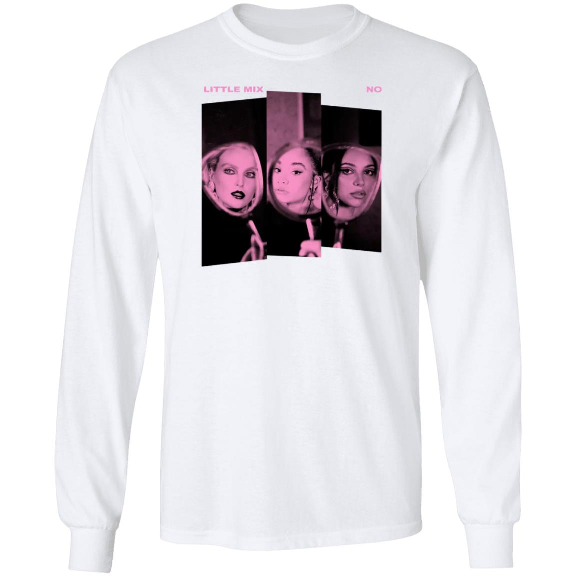 Little Mix No Shirt Little Mix Merch No White Tee - Teechipus