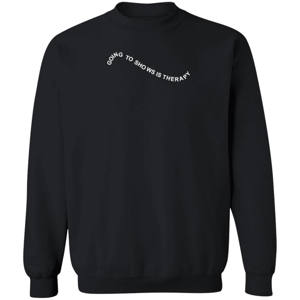 Going To Shows Is Therapy Hoodie Blacktigersexmachine Store - Teechipus