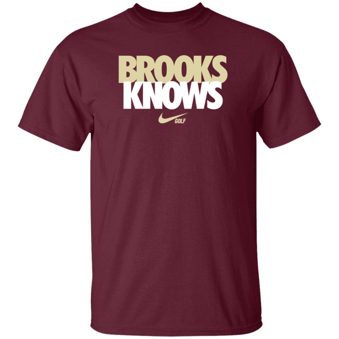 Brooks Koepka Brooks Knows Golf Shirt Hoodie Sweatshirt - Teechipus