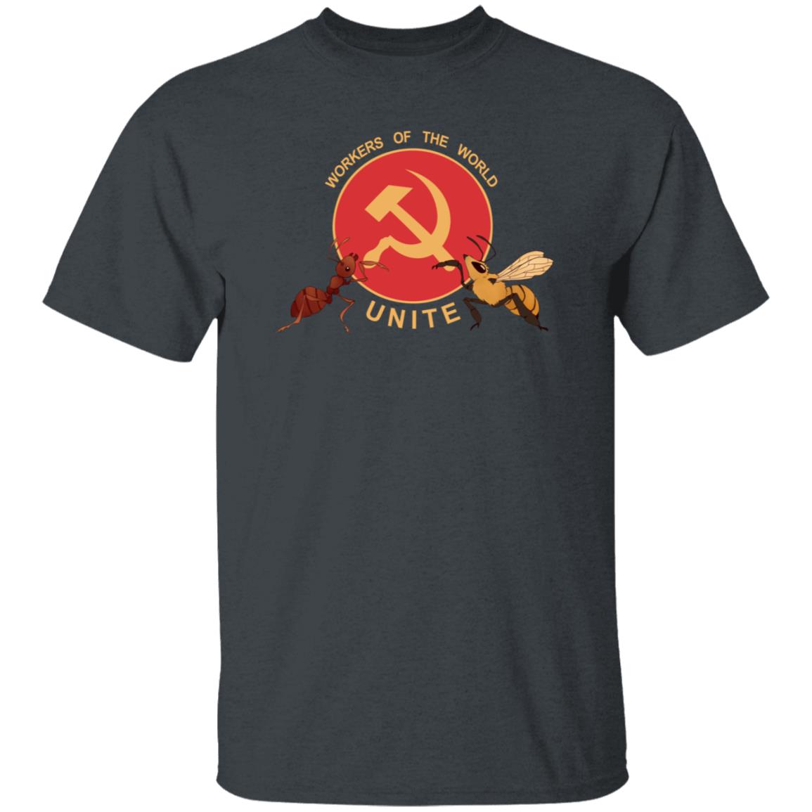 Workers Of The World Unite Shirt Real Animal Facts Merch - Teechipus