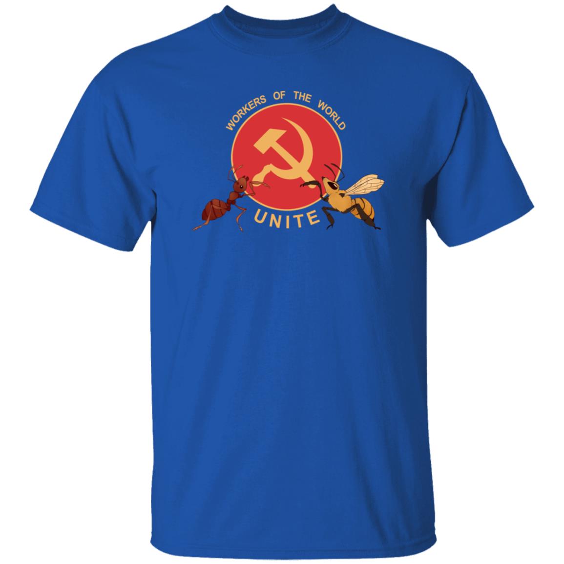 Workers Of The World Unite Shirt Real Animal Facts Merch - Teechipus