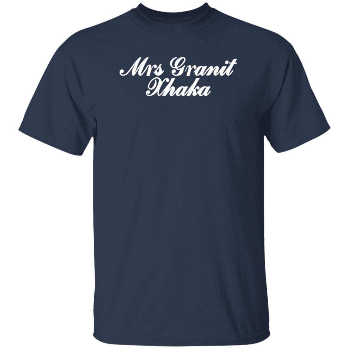 Mrs Granit Xhaka Shirt Loulou Gunner Mrs Granit Xhaka Shirt - Teechipus