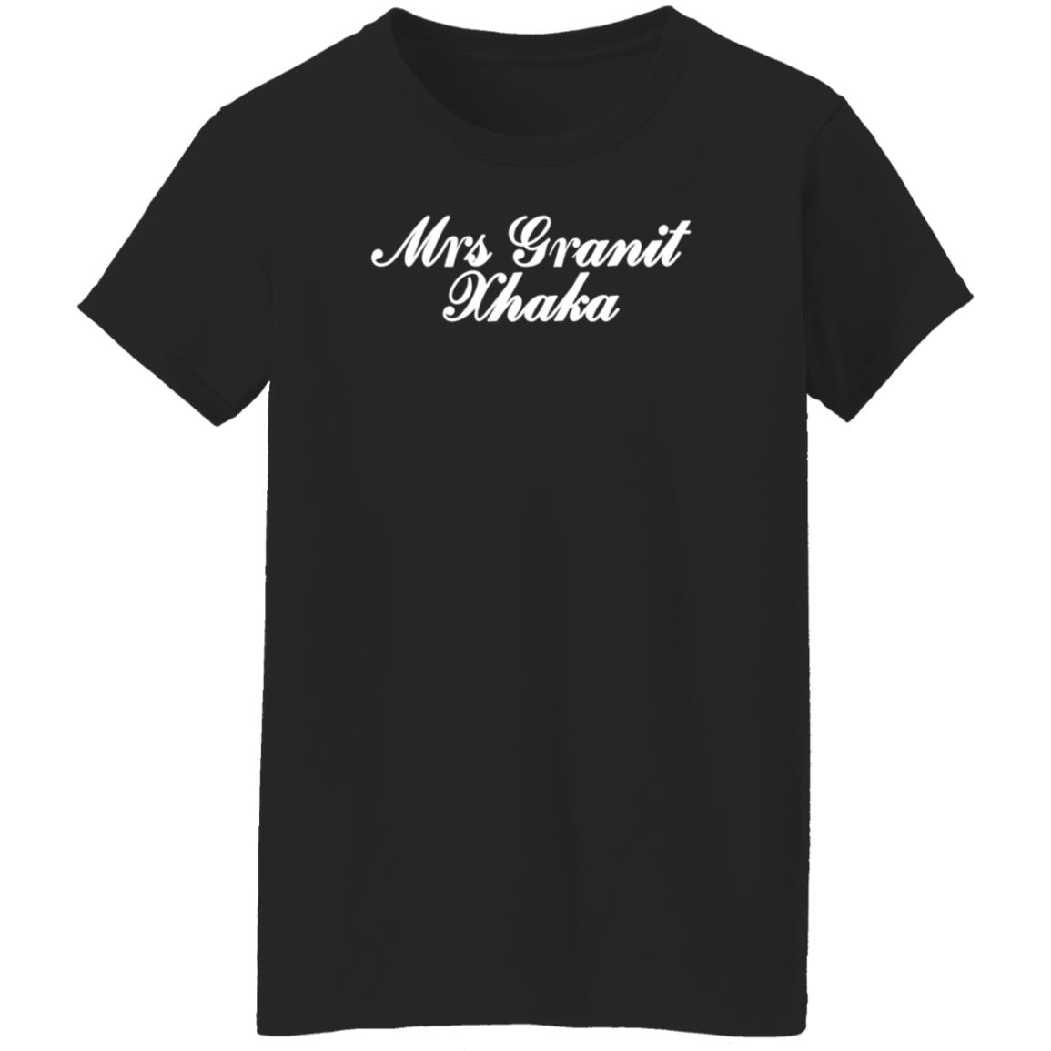Mrs Granit Xhaka Shirt Loulou Gunner Mrs Granit Xhaka Shirt - Teechipus