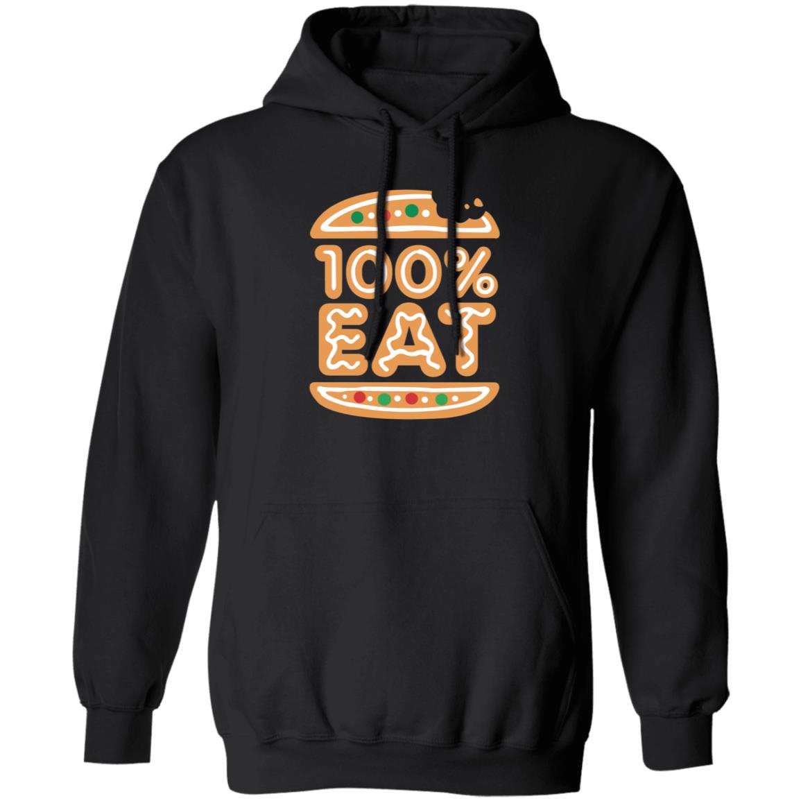 Rooster Teeth Store Face Jam 100% Eat Gingerbread Shirt - Teechipus