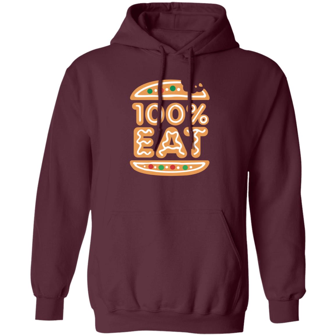 Rooster Teeth Store Face Jam 100% Eat Gingerbread Shirt - Teechipus