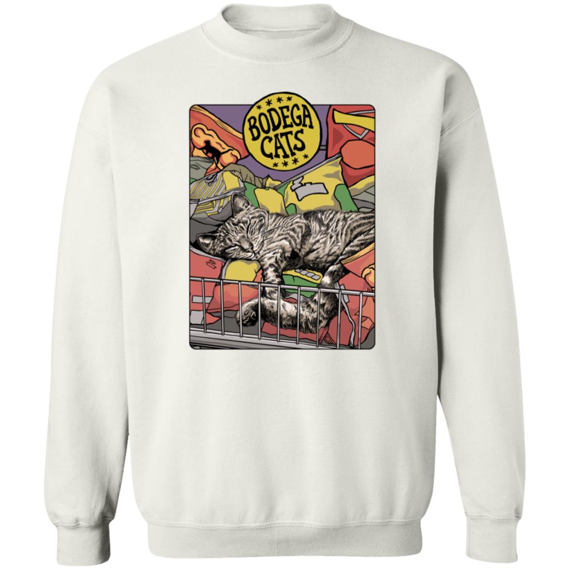 Bodega Cats Store Chips Sweatshirt Cory - Teechipus