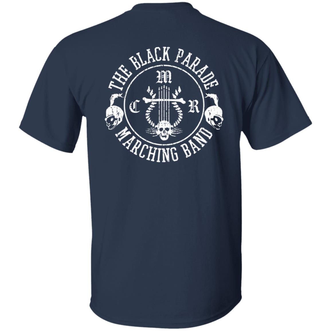 My Chemical Romance Tbp Xv Marching Band Circle Crest Shirt Mcr My Chemical Romance Merch - Teechipus