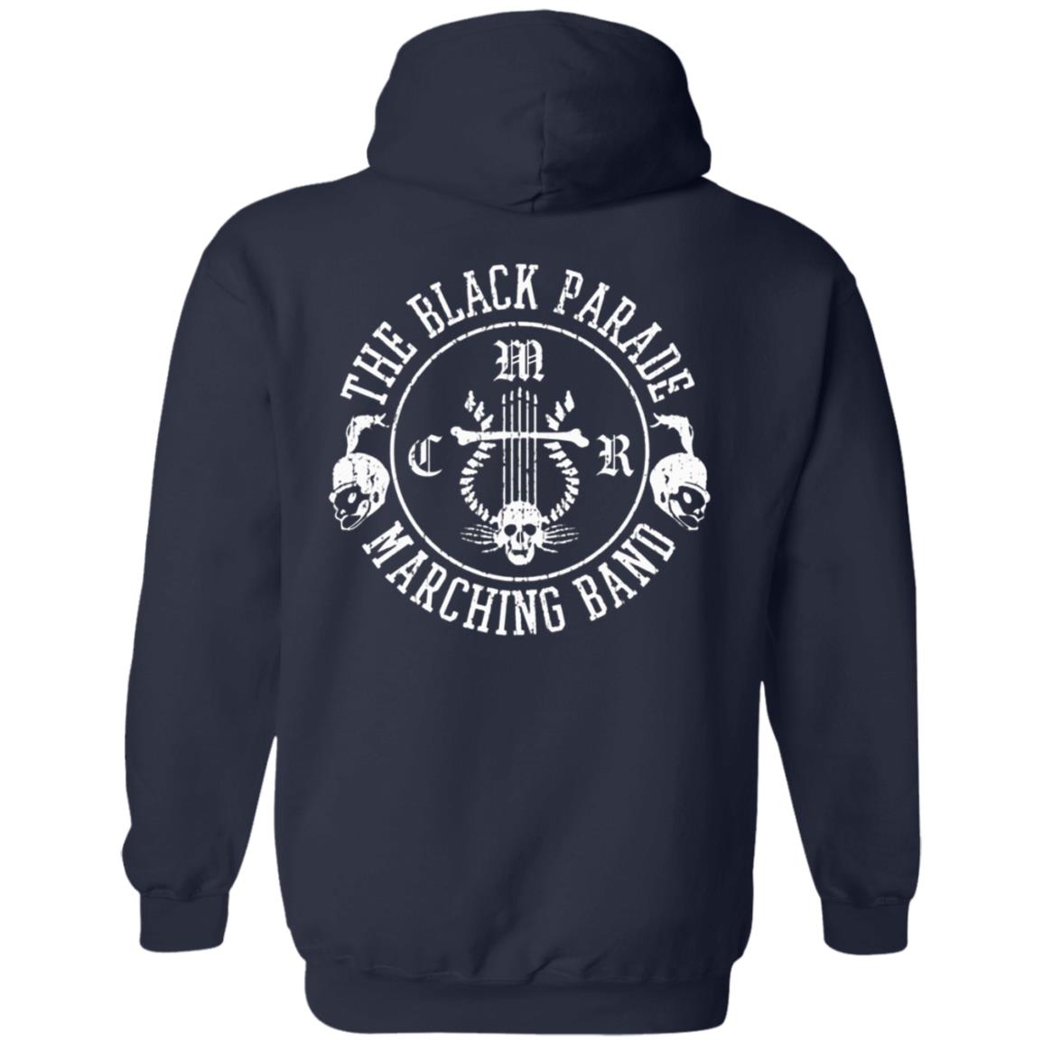 My Chemical Romance Tbp Xv Marching Band Circle Crest Shirt Mcr My Chemical Romance Merch - Teechipus