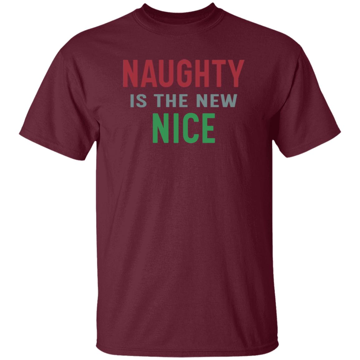 Naughty Is The New Nice Christmas T Shirt Hoodie Sweatshirt - Teechipus