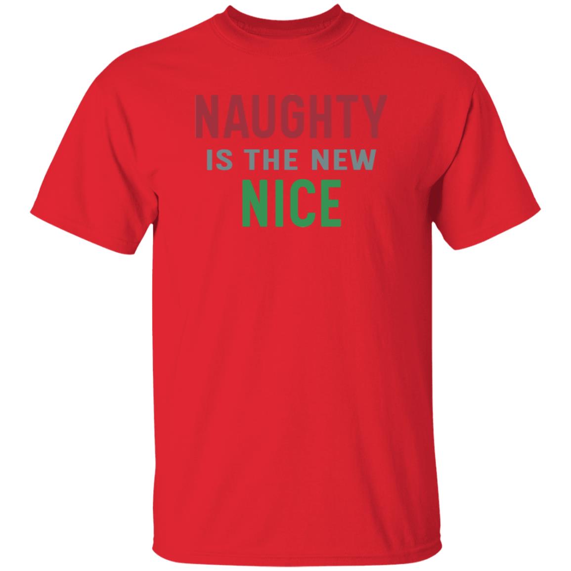 Naughty Is The New Nice Christmas T Shirt Hoodie Sweatshirt - Teechipus