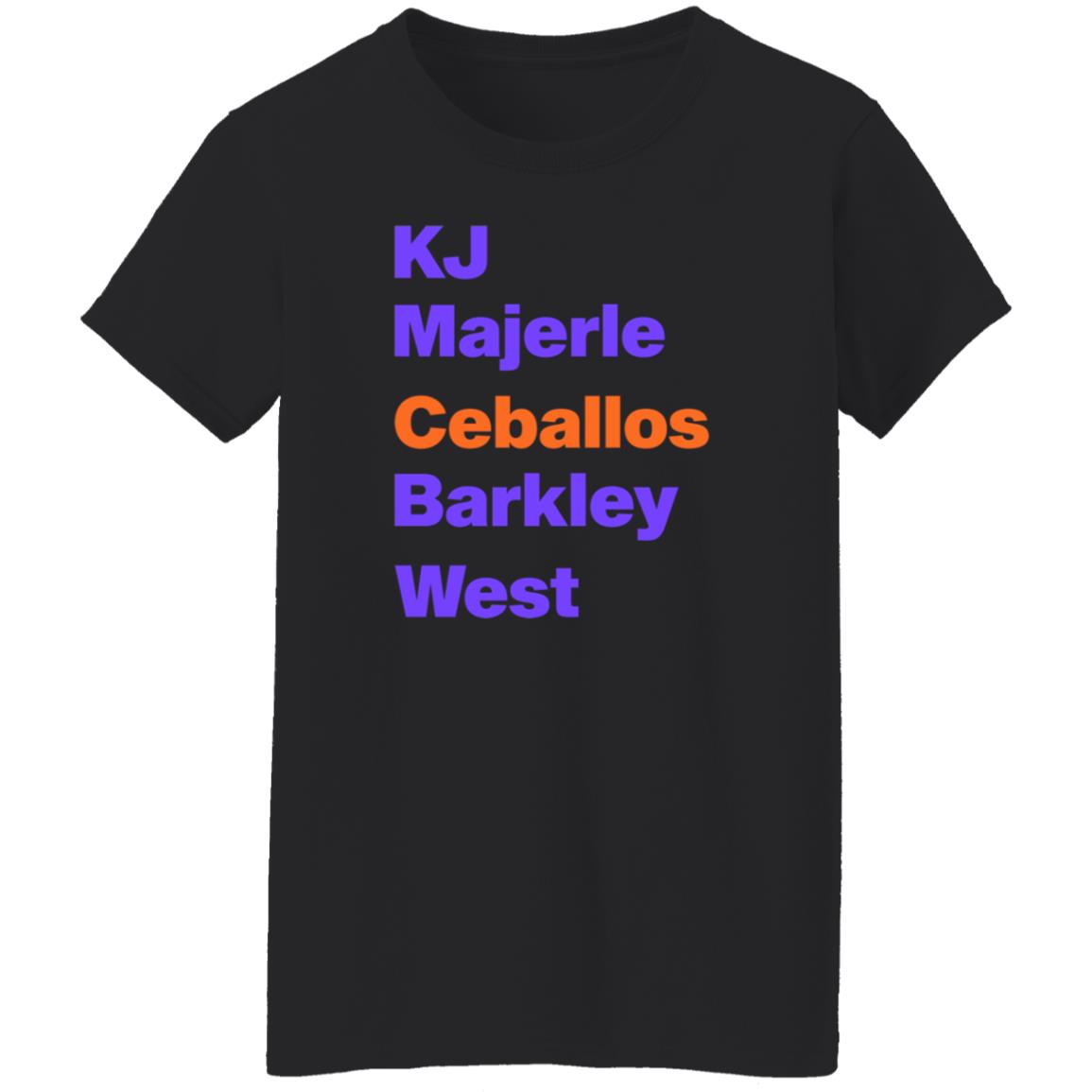 Cedric Ceballos Kj Majerle Ceballos Barkley West Shirt Hoodie Sweatshirt - Teechipus