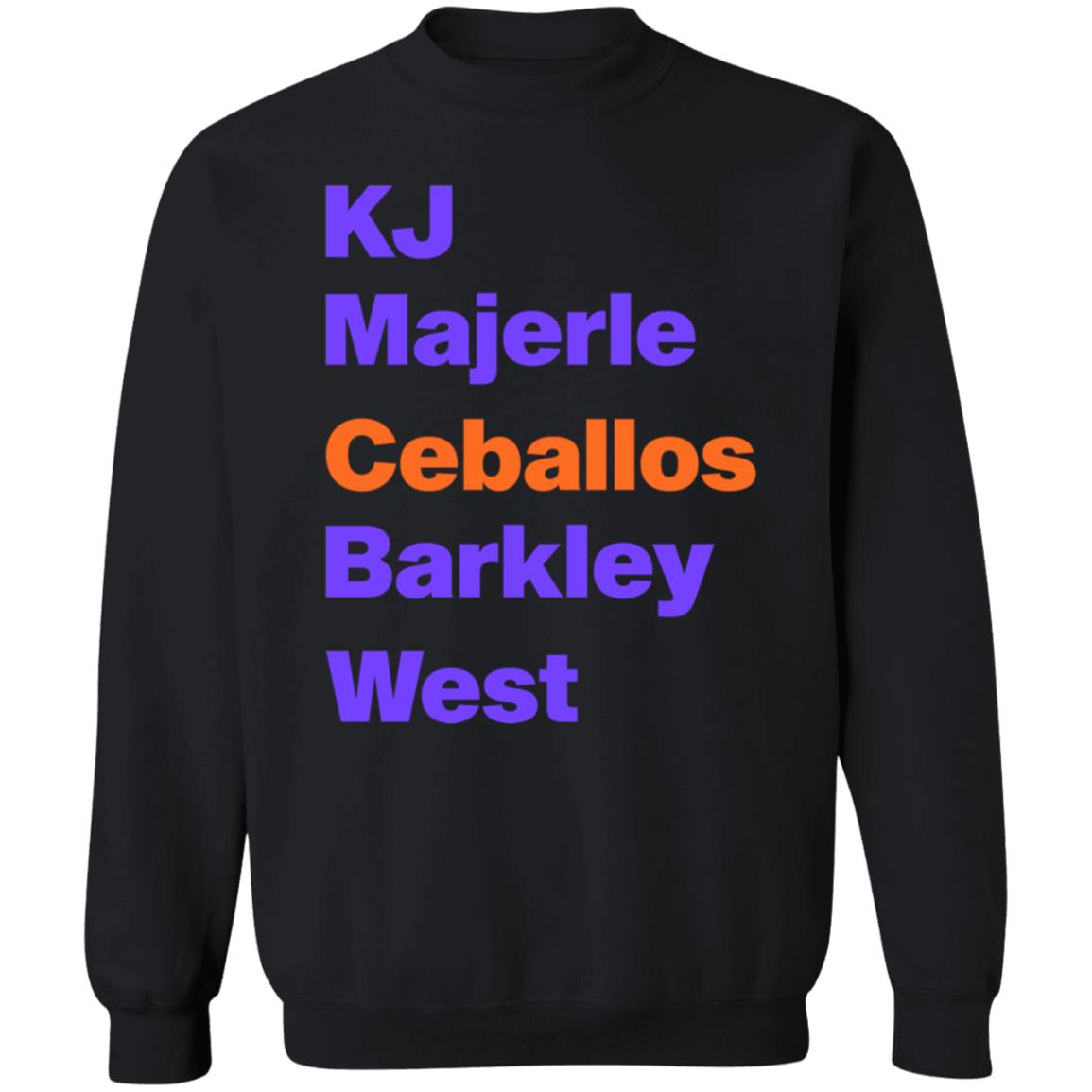Cedric Ceballos Kj Majerle Ceballos Barkley West Shirt Hoodie Sweatshirt - Teechipus