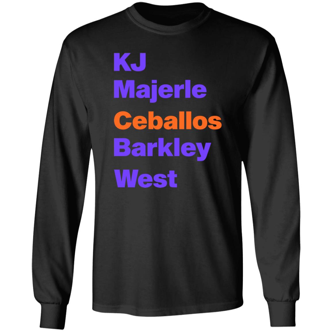 Cedric Ceballos Kj Majerle Ceballos Barkley West Shirt Hoodie Sweatshirt - Teechipus