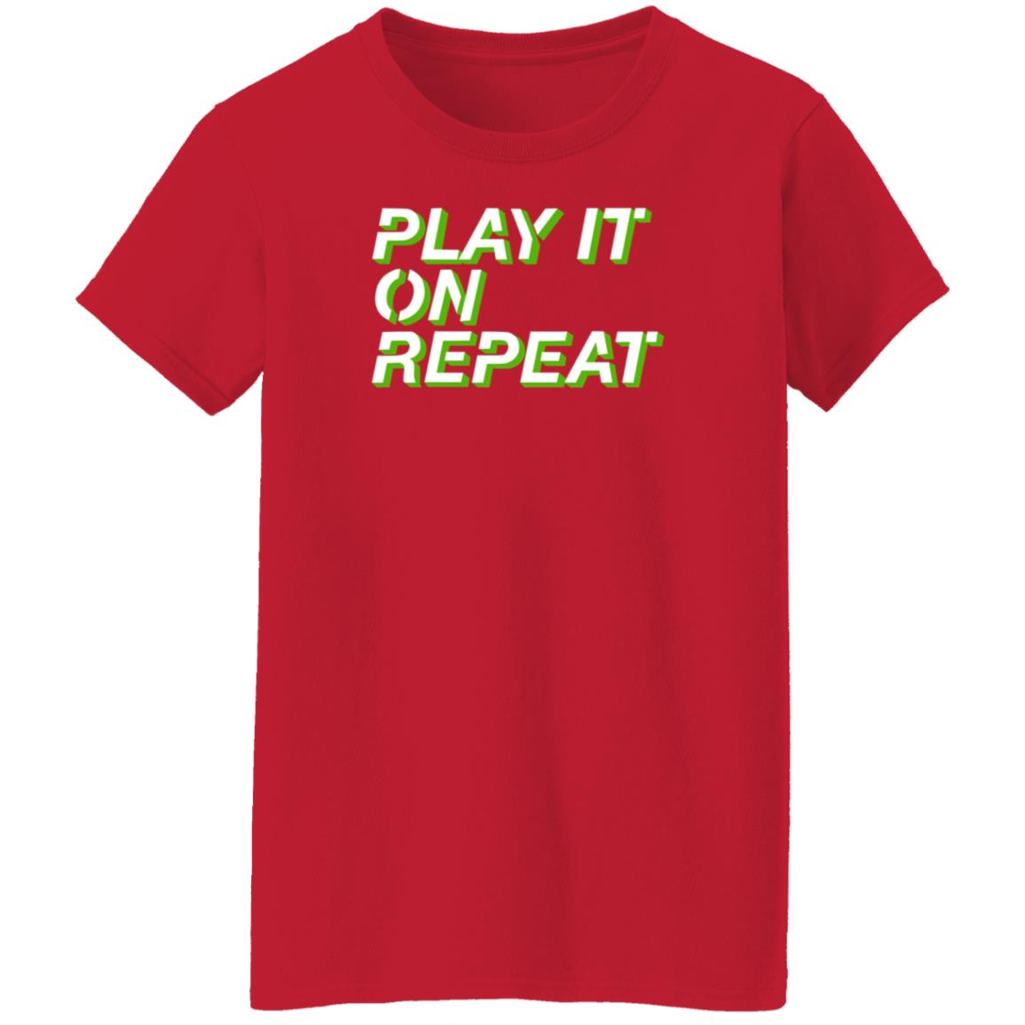 Play It On Repeat Shirt Derivakat Merch - Teechipus