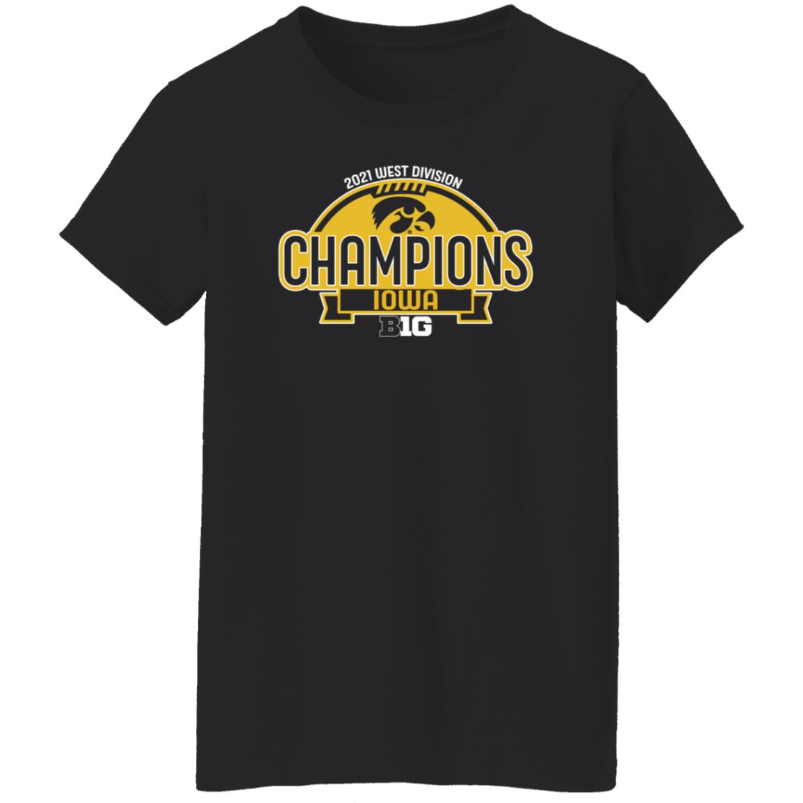 Tyler Linderbaum 2021 West Division Champions Iowa Shirt Hawkeye Football - Teechipus
