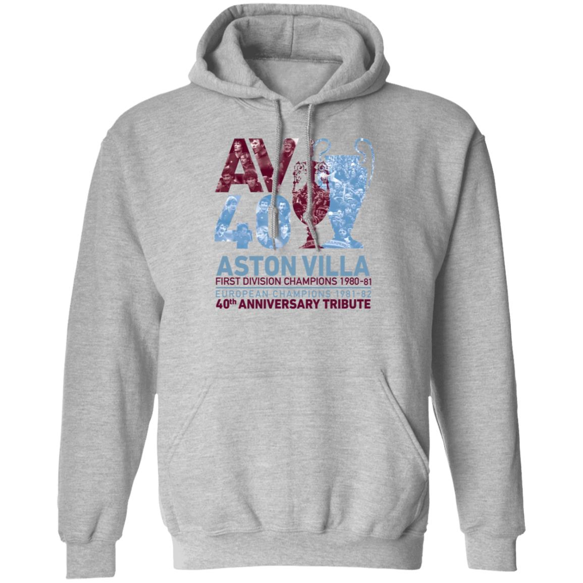 Dennis Mortimer Av 40 Double Champions Exclusive Crew Neck Shirt Av40 Tribute Merch - Teechipus