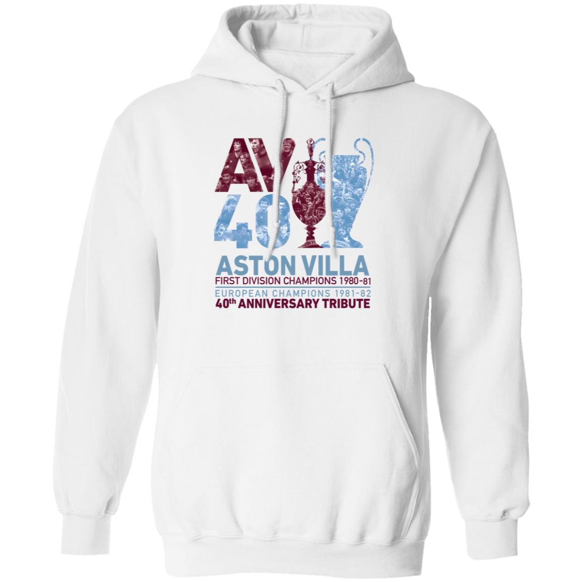 Dennis Mortimer Av 40 Double Champions Exclusive Crew Neck Shirt Av40 Tribute Merch - Teechipus