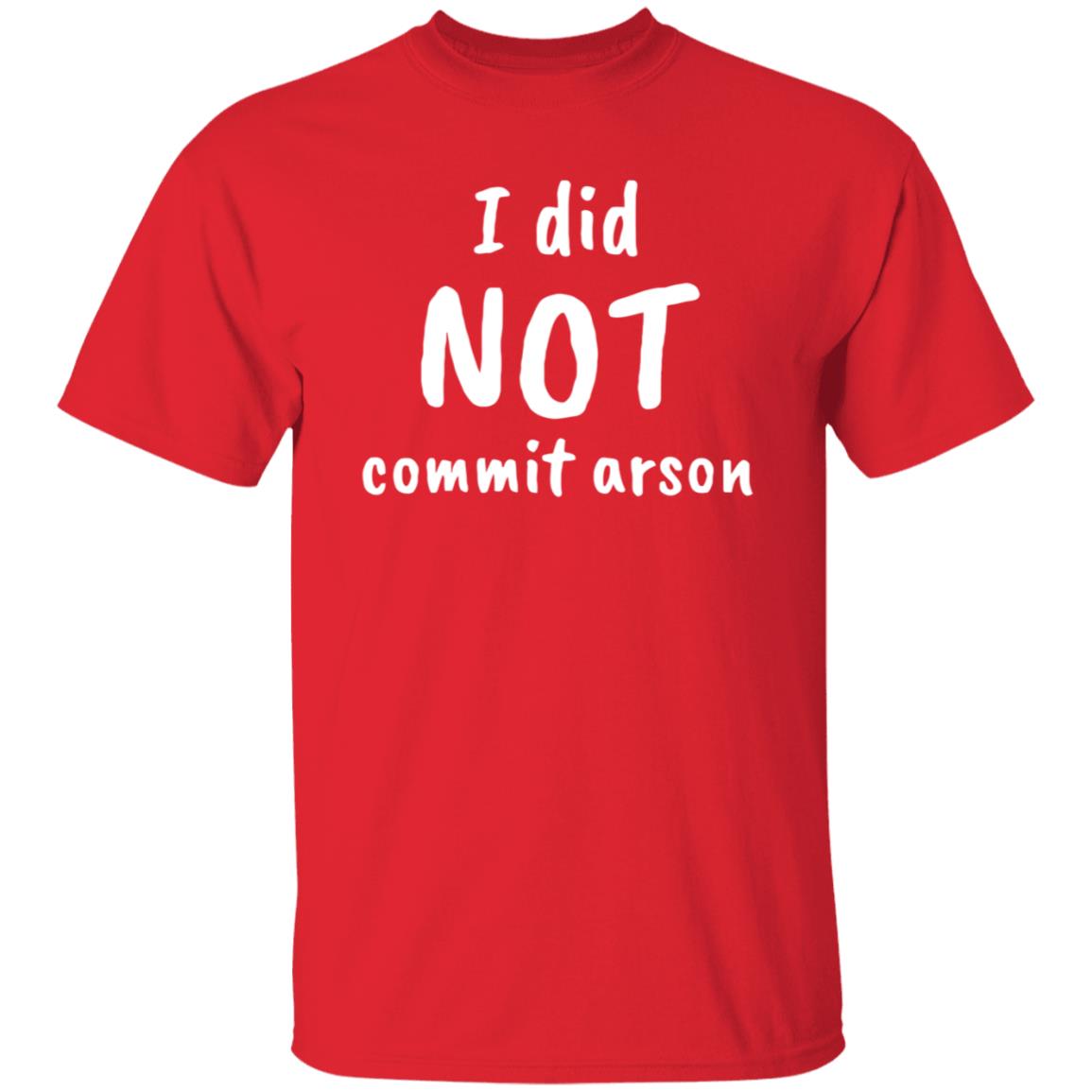 I Did Not Commit Arson Shirt Lucca International Merch - Teechipus