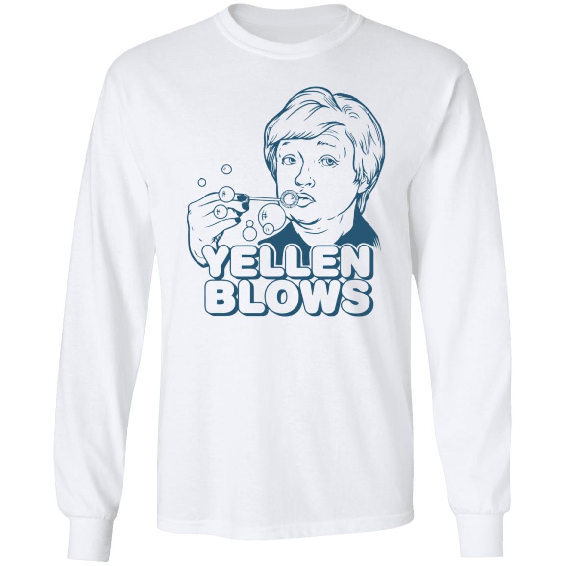 Janet Yellen Blows Shirt Liberty Maniacs Merch Yellen Blows Shirt The Wolf Of All Streets Janet - Teechipus