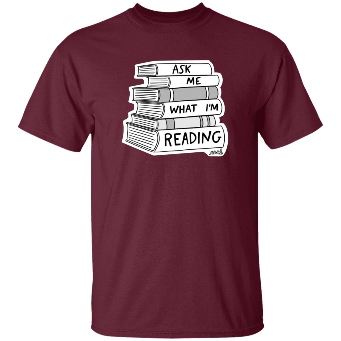 Ask Me What I'm Reading Jarret Lener Shirt Hoodie Sweatshirt - Teechipus