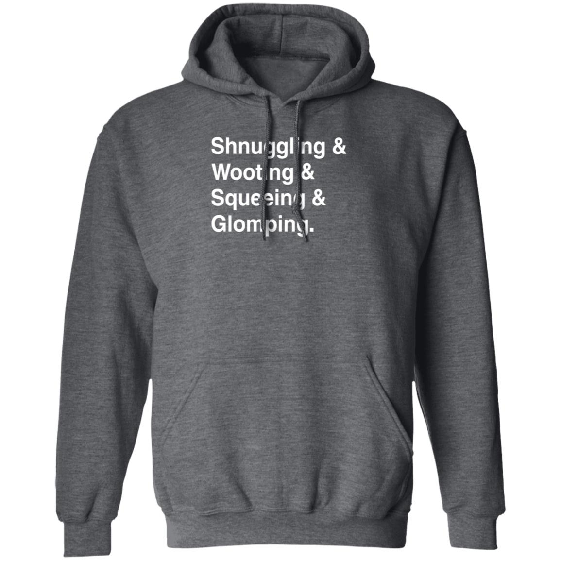 Shnuggling And Wooting And Squeeing And Glomping Shirt Simon - Teechipus