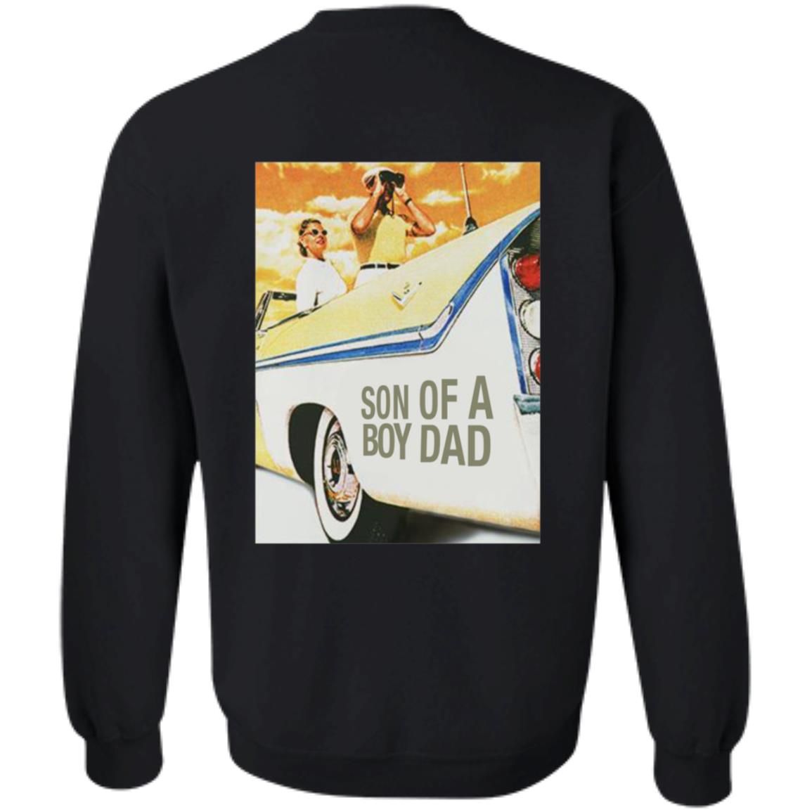 Son Of A Boy Dad Hoodie Barstoolsports Store - Teechipus