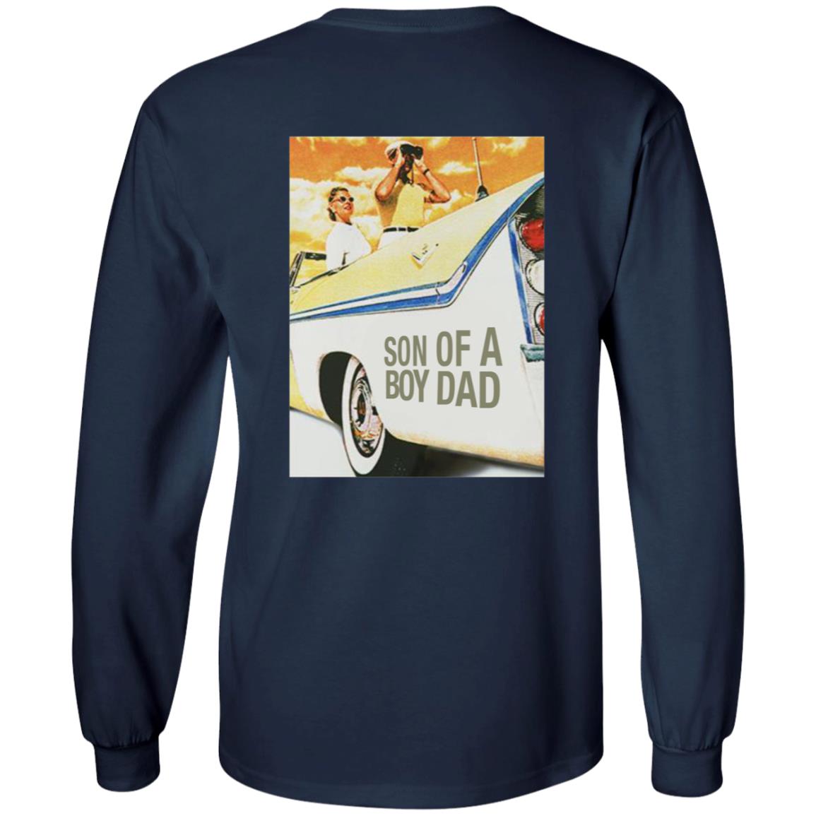 Son Of A Boy Dad Hoodie Barstoolsports Store - Teechipus