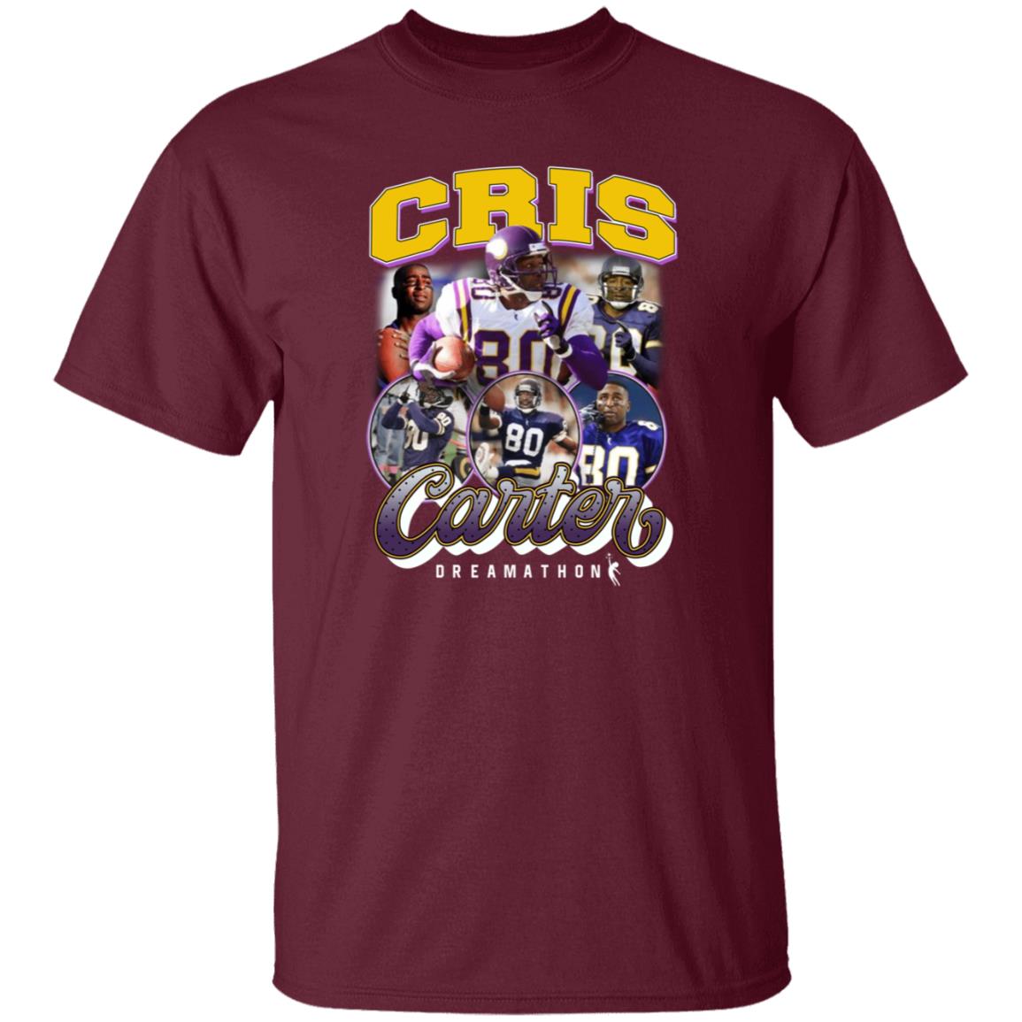 Cris Carter Dreamathon Shirt Justin Jefferson Dreamathon Merch - Teechipus