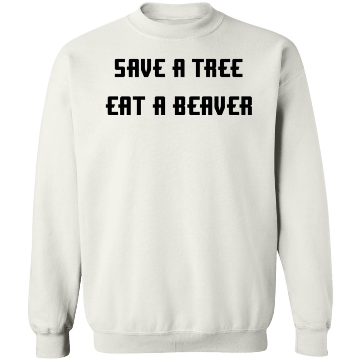 Save A Tree Eat A Beaver Shirt Jensen Ackles - Teechipus