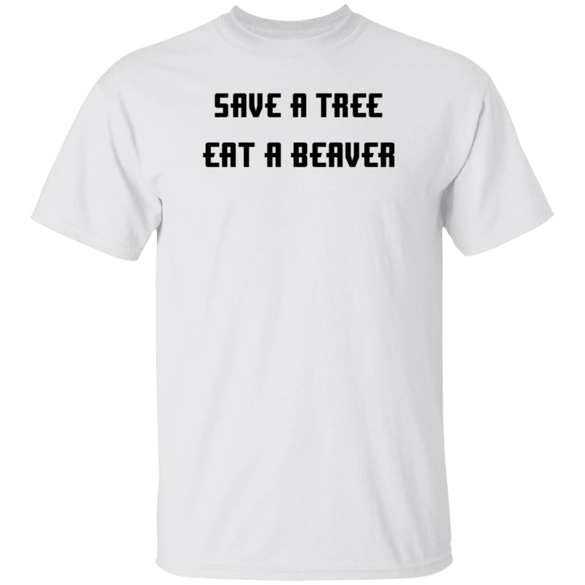 Save A Tree Eat A Beaver Shirt Jensen Ackles - Teechipus
