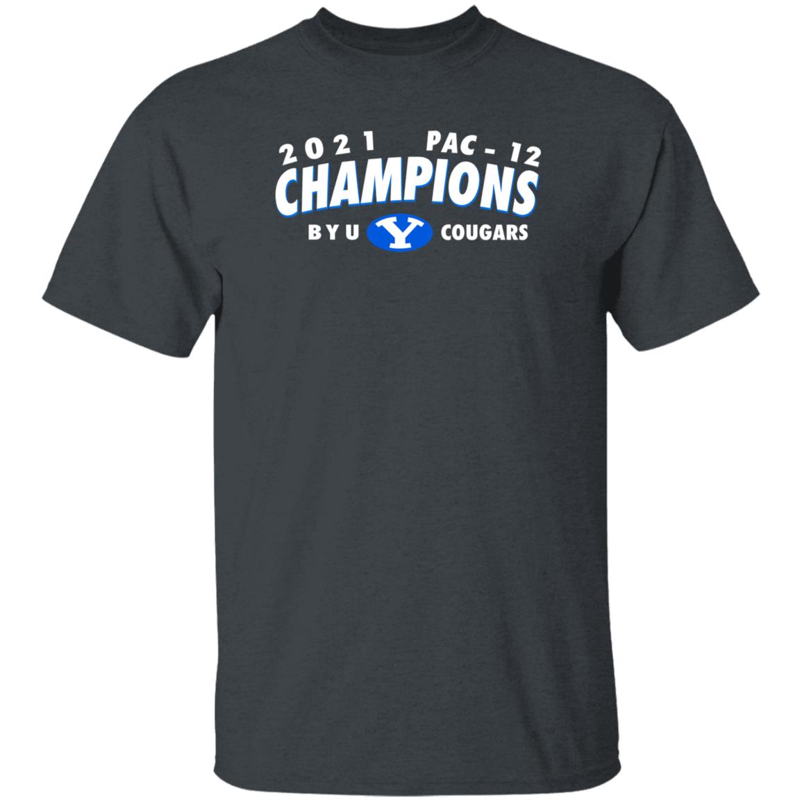 2021 Pac 12 Champions Byu Cougars Shirt Squally Canada Champions Byu Cougars 2021 Shirt - Teechipus