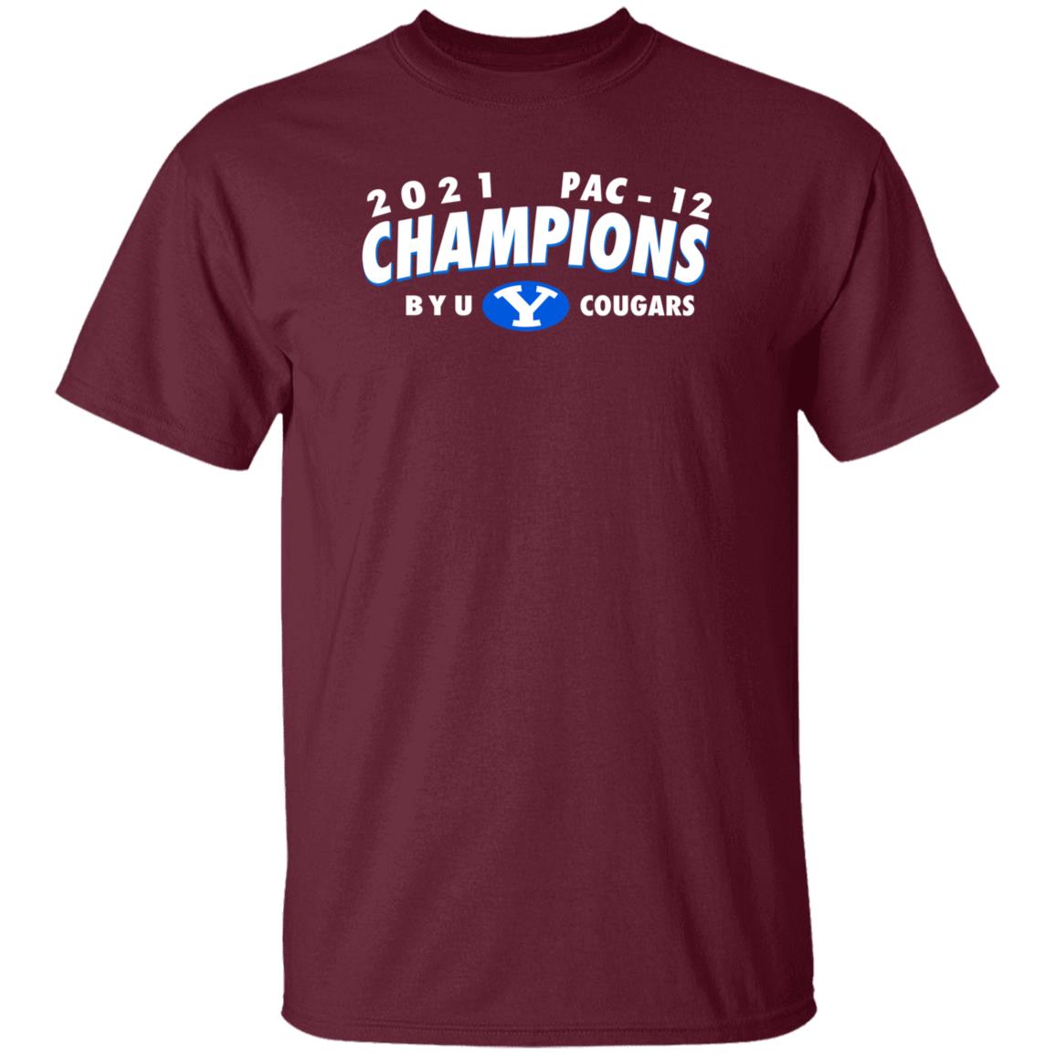 2021 Pac 12 Champions Byu Cougars Shirt Squally Canada Champions Byu Cougars 2021 Shirt - Teechipus