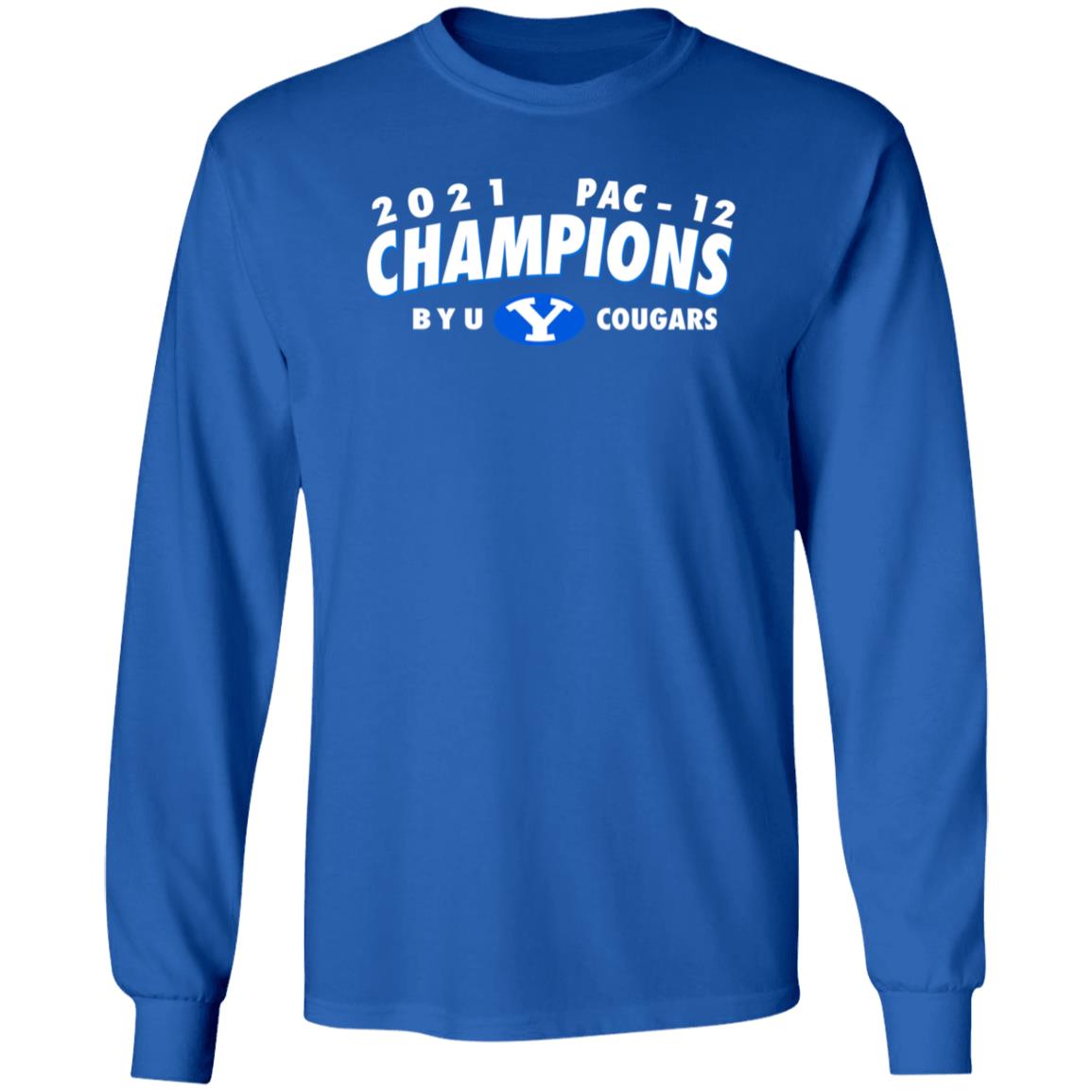 2021 Pac 12 Champions Byu Cougars Shirt Squally Canada Champions Byu Cougars 2021 Shirt - Teechipus