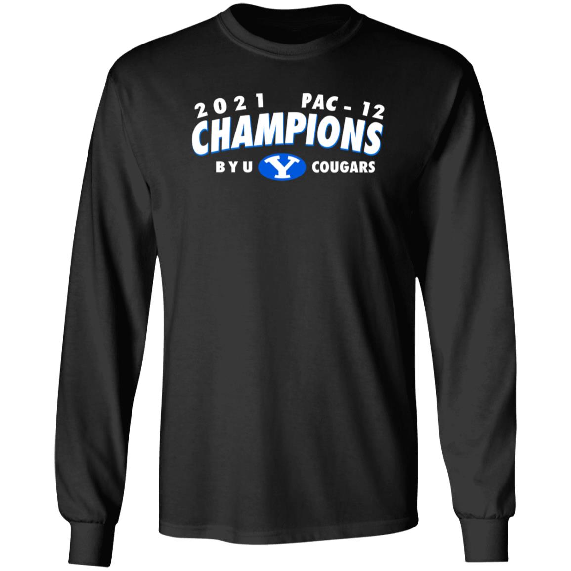 2021 Pac 12 Champions Byu Cougars Shirt Squally Canada Champions Byu Cougars 2021 Shirt - Teechipus