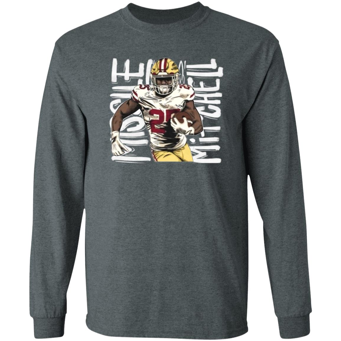 George Kittle Wearing Elijah Mitchell Shirt 49Ers - Teechipus