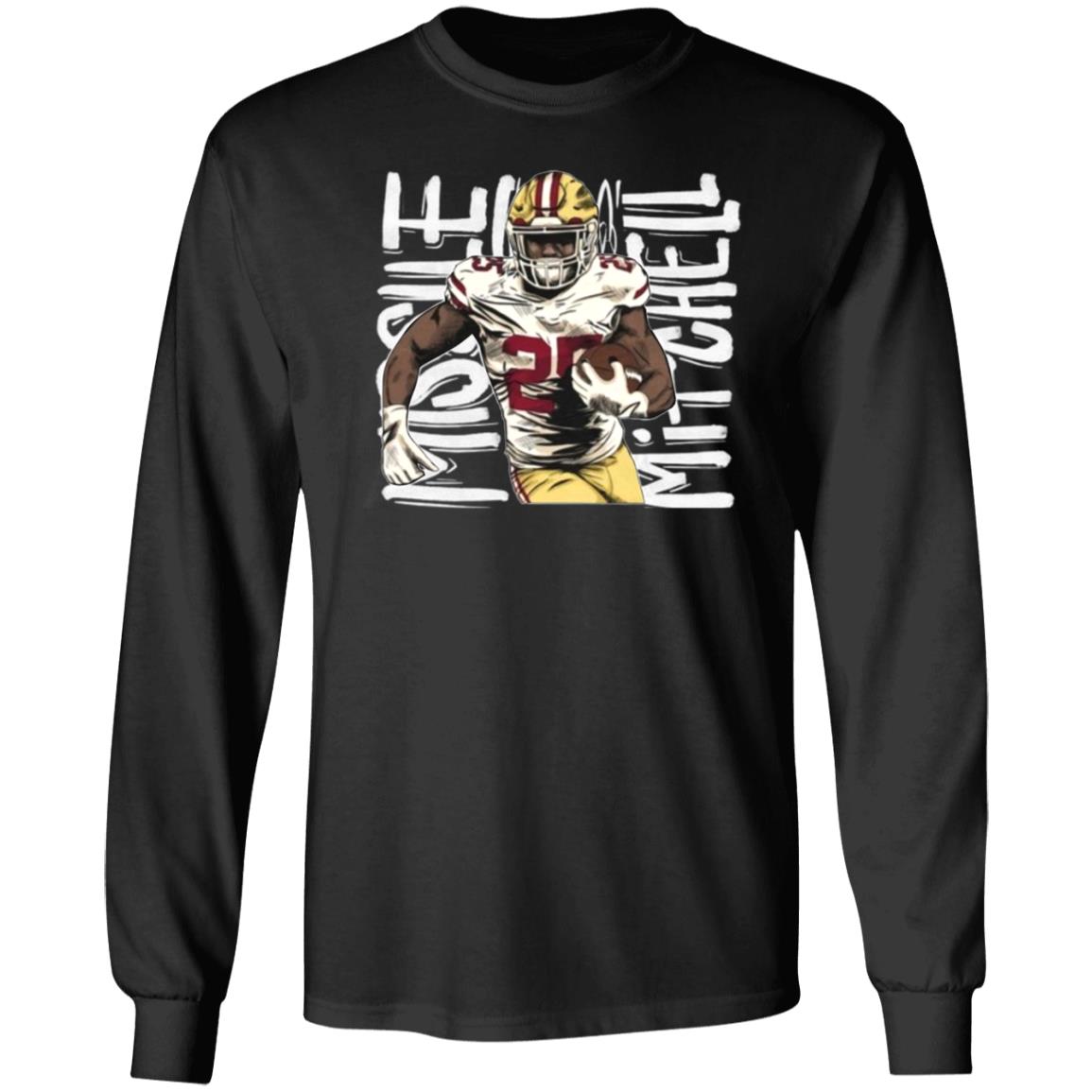 George Kittle Wearing Elijah Mitchell Shirt 49Ers - Teechipus